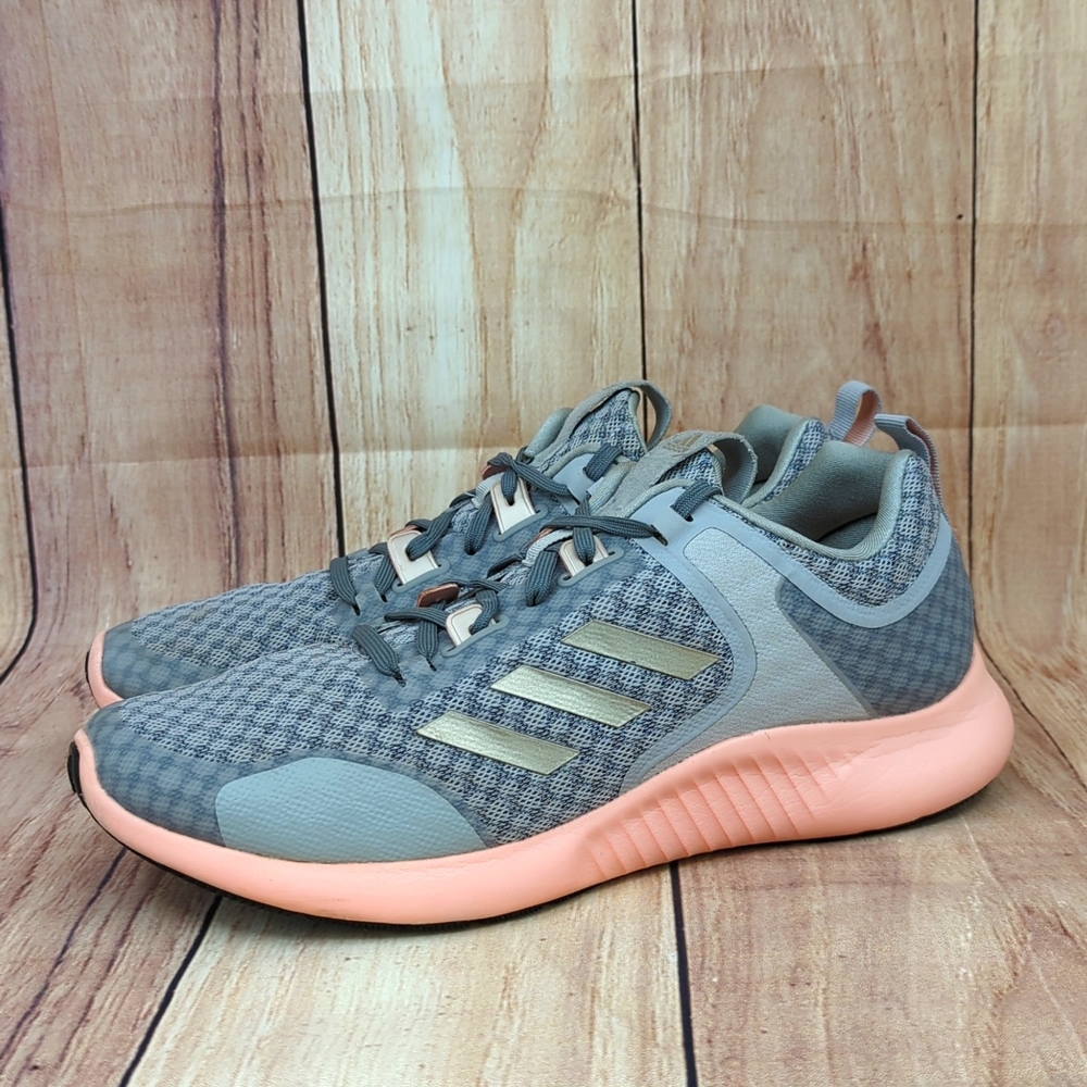 ADIDAS CG6938 Edgebounce 1.5 Womens Running Sneakers Shoes - Grey/Pink S…